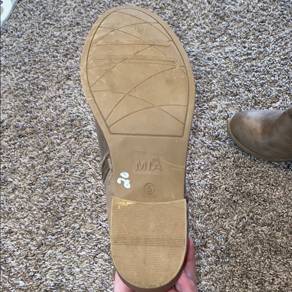 Tan Booties - Picture 3 of 4